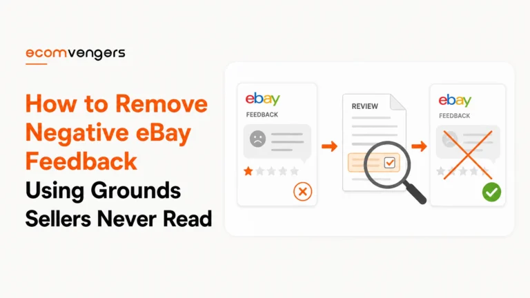 How to remove negative eBay feedback, showing a one star rating passing through a policy review and coming back struck through